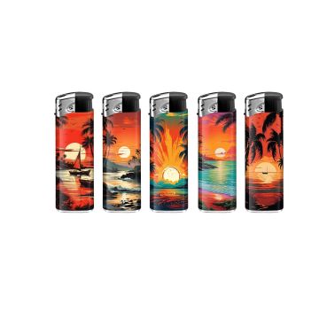 Angel Disposable Lighter Piezo Sunset 50 pcs