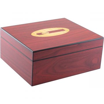 Humidor Rosewood m. Cigar logo (50 sig.)