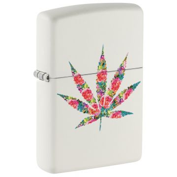 Zippo 214 Floral Weed Design