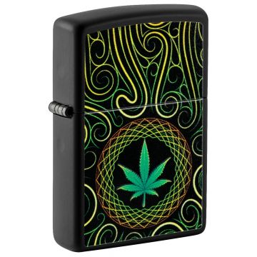 Zippo 218 Cannabis Design 6149