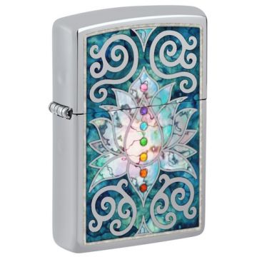 Zippo 48592 Lotus Flower Design