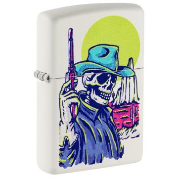 Zippo 214 Wild West Skeleton Design