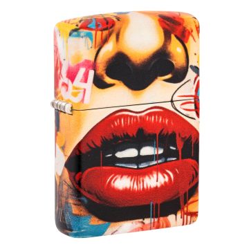 Zippo 49352 Street Art Face Design