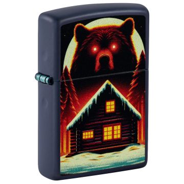 Zippo 239 Bear and Cabin Design