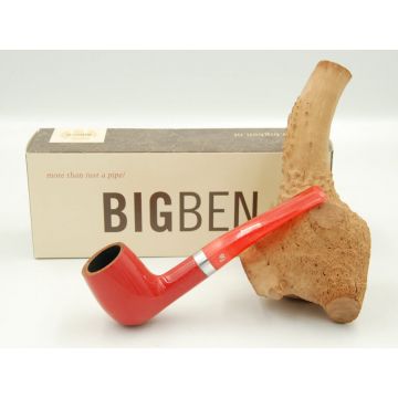 Bigben Sylvia pipe Red Polish 808 Nature top - Red Stem