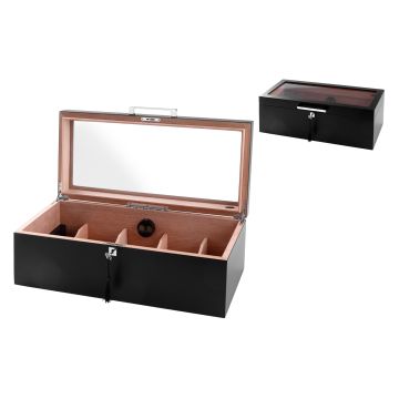 Humidor gastronomie Zwart 54.5x24.5x17.5cm