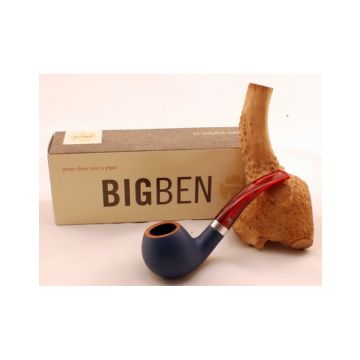 Big Ben Sylvia Pipe Blue matte 842  Nature Top - Red stem