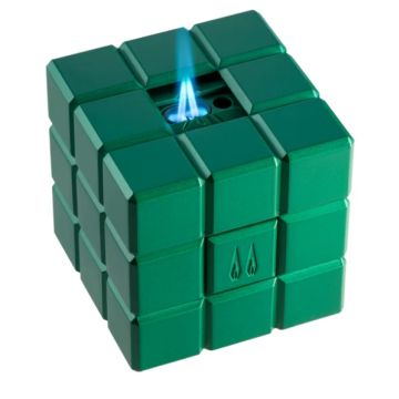 Colibri Heritage Double flame Table Lighter Green