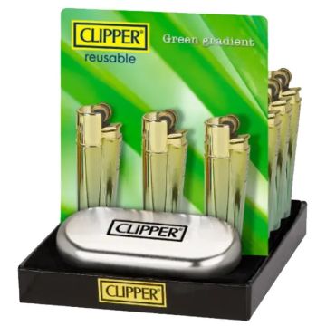 CLIPPER METAL GREEN GRADIENT (X12)