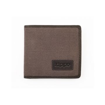 Zippo lederwaren Mens Wallet Mocca Grey