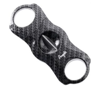 Angelo V Cut Black Water Carbon optic ring 60