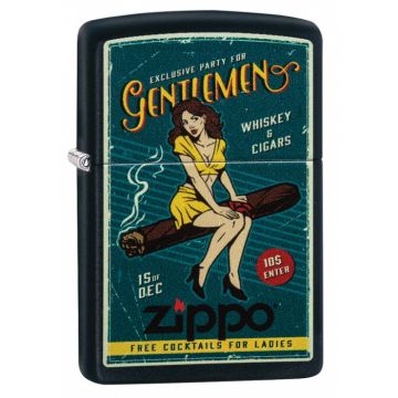 ZIPPO Cigar Girl Design