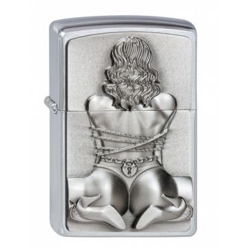 ZIPPO PL 200 BONDAGE GIRL EMBLEM