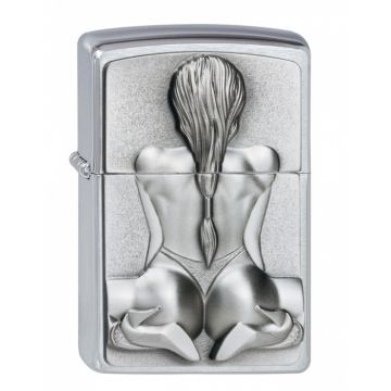 ZIPPO PL 200 KNEELING GIRL EMBLEM