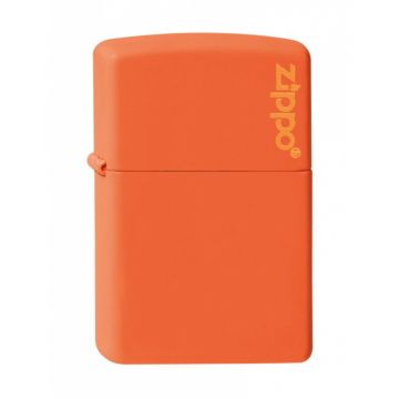 ZIPPO PL 231ZL ORANGE W ZIPPO LOGO