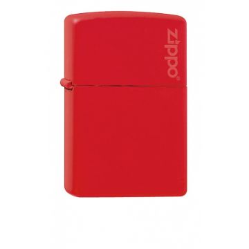 ZIPPO PL 233ZL RED MATTE W/ ZIPPO LOGO