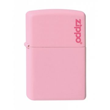 ZIPPO PL 238ZL PINK MATTE W/ ZIPPO LOGO