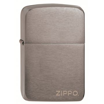 ZIPPO PL 24485 BLACK ICE 1941 ZIPPO LOGO