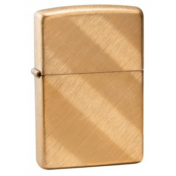 ZIPPO PL 29675 Diagonal Weave Brass