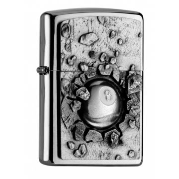 ZIPPO PL BILLARD-DESIGN BLACK 8 BALL