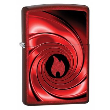 Zippo Red Swirl Design