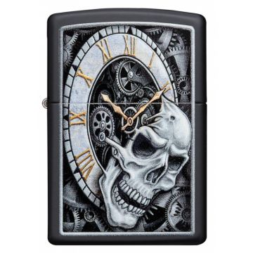 ZIPPO Skull Clock