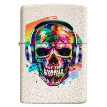 Zippo Skull Headphones Design