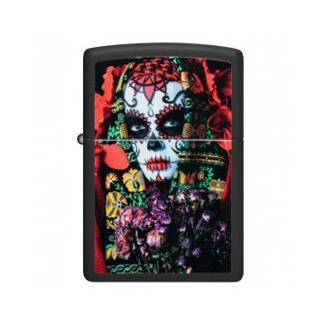 Zippo Skull Lady Design