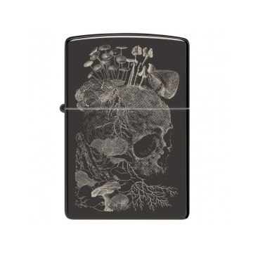 Zippo Skull Mushroom Design