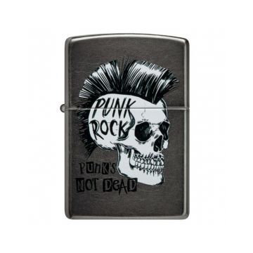 Zippo Skull Punk Rock Design