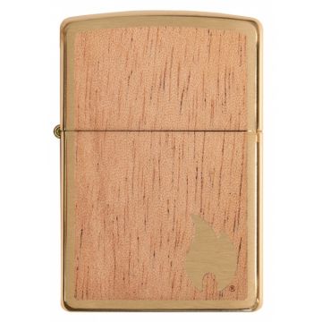 ZIPPO Woodchuck Brushed Brass